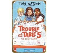 KNIOIL The Candy Caper (Trouble at Table Serie 5 #1) poster vintage metallo latta targa logo Family Club Bar Cafe camera da letto decorazione artistica da parete regalo 20,3 x 30,5 cm