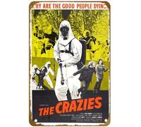 KNIOIL The Crazies Poster vintage metallo latta logo Family Club Bar Cafe camera da letto decorazione artistica da parete regalo 20,3 x 30,5 cm
