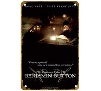 KNIOIL The Curious Case of Benjamin Button (#6 of 12) Write me a postcard, write me a postcard from everywhere... 2008 Movie poster vintage metallo metallo decorazione da parete 20,3 x 30,5 cm