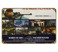 KNIOIL The Deer Hunter (#4 of 6) 1978 Poster del film vintage metallo latta logo Family Club Bar Cafe camera da letto Decorazione artistica da parete regalo 20,3 x 30,5 cm