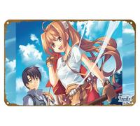 KNIOIL The Legend Of Heroes: Trails In The Sky The 3 ° poster vintage metallo latta logo Family Club bar Cafe camera da letto decorazione artistica da parete regalo 20,3 x 30,5 cm