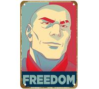 KNIOIL The Legend Of Korra Zaheer Poster Vintage Metal Tin Sign Logo Family Club Bar Cafe Camera da letto Decorazione artistica da parete regalo 20,3 x 30,5 cm