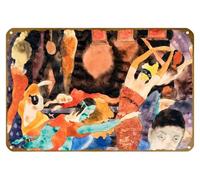 KNIOIL The Masque Of The Red Death, Charles Demuth poster vintage in metallo targa con logo Family Club Bar Cafe Camera da letto Decorazione artistica da parete regalo 20,3 x 30,5 cm