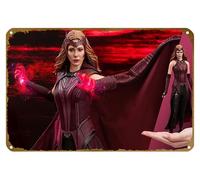 KNIOIL The Scarlet Witch Action Figure in scala 1:6 - Hot Toys Interessante poster vintage in metallo targa con logo Family Club Bar Cafe Camera da letto Decorazione artistica da parete regalo 20,3 x