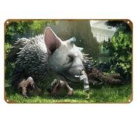 KNIOIL Videogioco, The Last Guardian, Trico (The Last Guardian), HD carta da parati poster vintage metallo metallo targa logo famiglia club bar caffetteria camera da letto decorazione artistica da