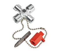 KNIPEX 00 11 02 Argento Gomma 3,56 cm (1.4") Chiave universale per quadri ed