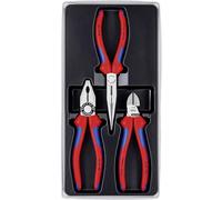 00 20 11 pinza Set di pinze, Set pinze blu, Set di pinze, Acciaio, Polipropilene (PP), Blu/Rosso, 810 g