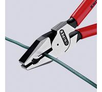 KN 02 02 180 - Pinza a combinazione di forza, 180 mm, testa levigata
