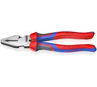 KNIPEX 02 02 225 Pinza universale tipo "forte" bonderizzata nera rivestiti in materiale bicomponente 225 mm