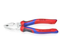 KNIPEX - Pinza universale, esecuzione cromata, manici rivestiti 180