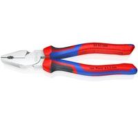 KNIPEX - Pinza universale, esecuzione cromata, manici rivestiti 200
