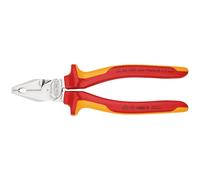 Knipex 02 06 180 Pinze Combinazione Ad Alta Leva Completamente Isolate, 180Mm