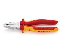 Knipex 02 06 200 Pinze Combinazione Ad Alta Leva Completamente Isolate, 200Mm