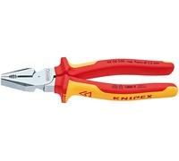 KNIPEX 02 06 200 Pinze da elettricista 2,5 cm Acciaio Plastica Arancione Rosso