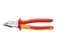 Knipex 02 06 225 Pinze Combinazione Ad Alta Leva Completamente Isolate, 225Mm