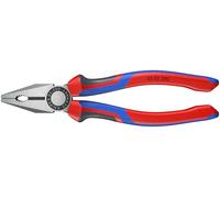 Knipex 03 02 200 - Pinze (Lineman, Acciaio, Vinile, Blu/Rosso)