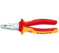 KNIPEX Pinza universale cromata, isolata con rivestimenti in multicomponente VDE Quantità:1