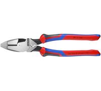 Knipex 09 12 240 SBA - Pinze da guarnitura ad altissimo leva, con estrattore di nastro e crimpatrice