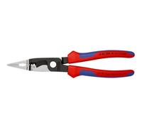 KNIPEX 13 82 200 Pinze a becco lungo Acciaio Plastica Blu Rosso 200 mm 280 g