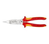 KNIPEX 13 96 200 Pinze a becco lungo Acciaio Plastica Arancione Rosso 200 mm 280
