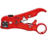 KNIPEX 16 60 06 SB Utensile spelacavi per cavi coassiali e cavi di trasmissione