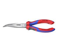 KN 26 22 200 - Pinza piegata a gomito, pinza a becchi mezzatonda, 200 mm, croma