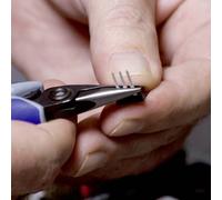 KNIPEX Pinza di precisione per elettronica 34 22 130 brunita, 135mm Quantità:1