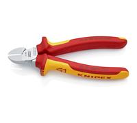 KNIPEX Tronchese laterale cromata isolati con manici rivestiti in materiale bicomponente, collaudati VDE 160 mm, 70 26 160