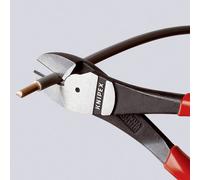 Knipex Tronchese Laterale per Meccanica Tipo Forte Cromata, Rivestiti in Materiale Bicomponente 160 Mm 74 05 160