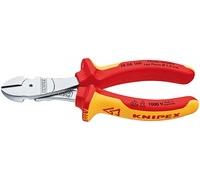 KNIPEX - Tronchesea taglientelaterale, esecuzione cromata isolamento a norme VDE 160