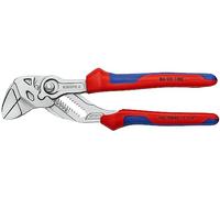 Knipex 86 05 180 Slip-joint pliers pliers - Pliers (Slip-joint pliers, 3.5 cm, Chromium-vanadium steel, Plastic, Blue/Red, 18 cm)