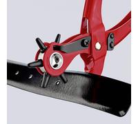 Pinza per punzoni a pistola KNIPEX, rossa