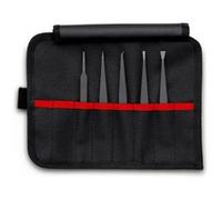 KNIPEX 92 00 05 ESD Nero Piatto Appuntita Curvo Dritto 123 g 5 pz Set di