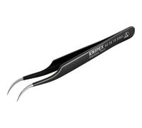 Knipex Pinzetta universale 92 38 75 ESD – punte curve 45° 120 mm