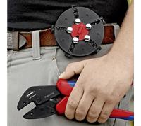 Knipex 97 33 01 MultiCrimp Pinza crimpatrice Spina aperta non isolata, Termina
