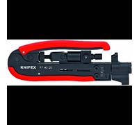 Knipex 97 40 20 SB Utensile da compressione Adatto per Spina F, Spina BNC,