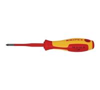 Knipex 98 25 01 SL VDE - Cacciavite Pozidriv® isolato, PZ1 x 80 mm, sottile