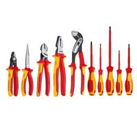 Knipex 989830US Set di 10 pinze isolate da 1000 V e cacciavite, utensili industriali