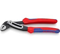 Knipex Alligator Pinza Regolabile per Tubi e Dadi Bonderizzata Nera, Rivestiti in Materiale Bicomponente 180 Mm (Confezione Self-Service/Blister) 88 02 180 Sb