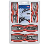 KNIPEX Assortimento di pinze di precisione per anelli di sicurezza 8 pezzi, 00 20 04 SB