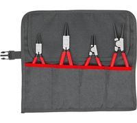 Knipex Assortimento di Pinze per Anelli di Sicurezza 4 Pezzi (Confezione Self-Service/Blister) 00 19 56 V01
