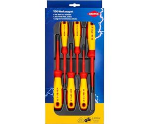 KNIPEX Assortimento giraviti VDE Intaglio/Phillips/Pozidriv 6 pezzi, 00 20 12 V04