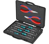 KNIPEX Astuccio con pinze per elettronica con utensili per, 00 20 18