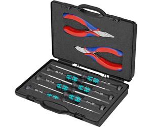 KNIPEX Astuccio con pinze per elettronica con utensili per, 00 20 18