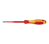KNIPEX Cacciavite Piatto Isolato 3.5 X 100Mm Slim Anti Roll 98 20 35 SL