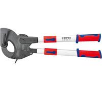 KNIPEX - Cesoia per cavi a cricchetto con manici telescopici 630