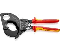 KNIPEX - Cesoia a cremagliera per cavi isolamento a norme VDE 52