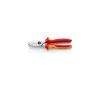 KNIPEX - Cesoia per cavi piccola con manici in bimateriale isolamento a norme VDE 200