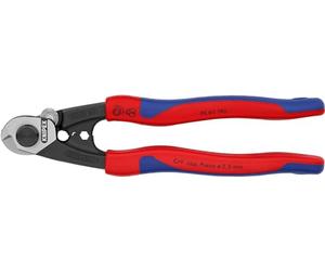 KNIPEX Cesoia per funi in acciaio forgiata in confezione, 95 62 190 SB