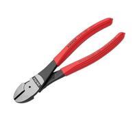 Knipex Cesoie Diagonali A Leva Alta Con Impugnatura In PVC 180Mm KPX7401180